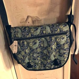 LL Bean messenger bag. Brand new. Never used with